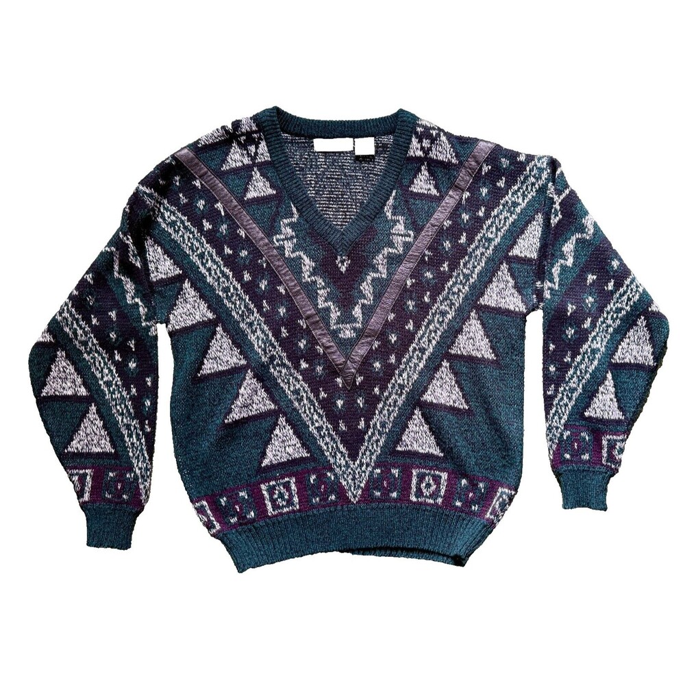 Vintage Urban Works‎ Men’s 80s Retro Grunge Streetwear Indie Sweater Sz Med